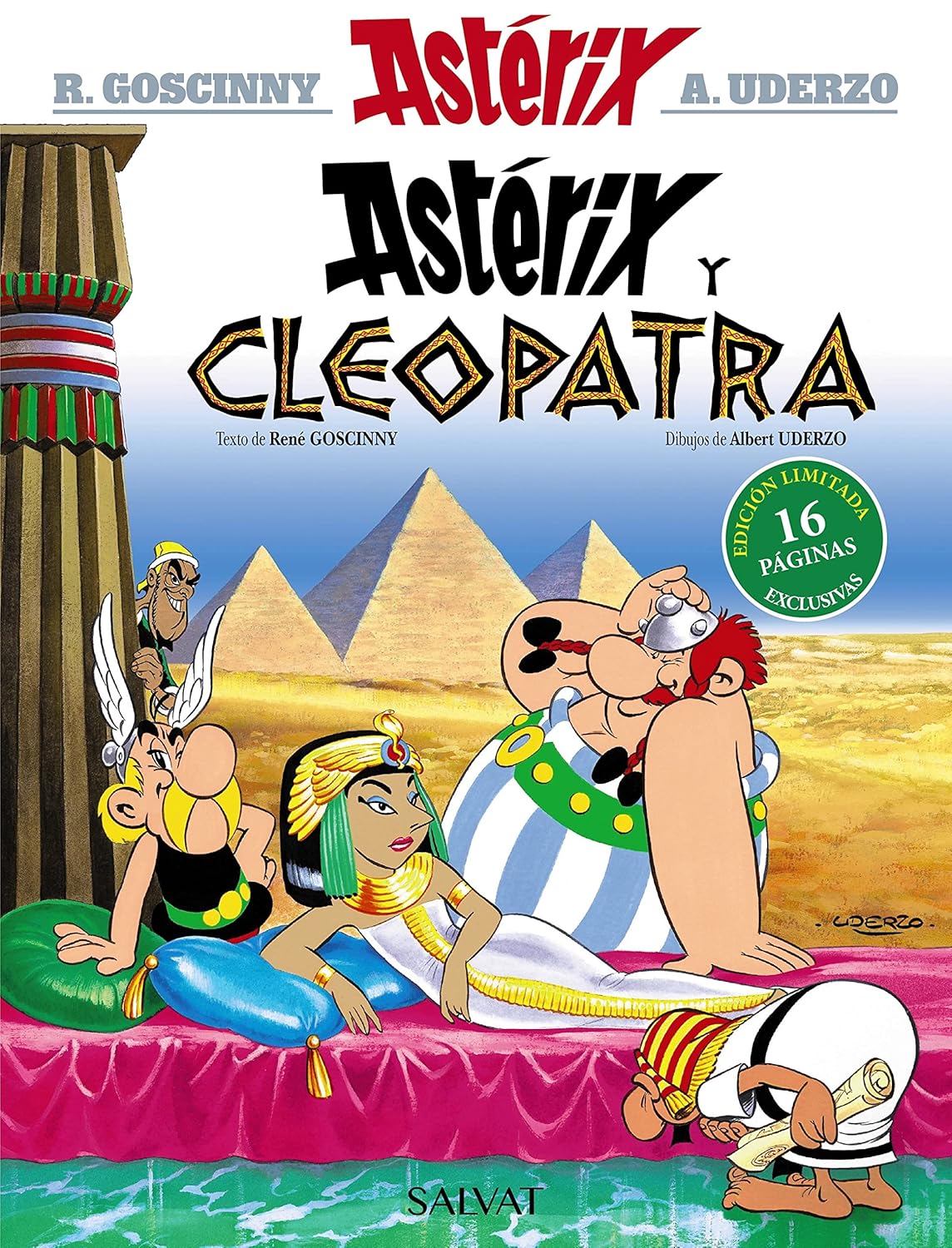 Portada de Astérix y Cleopatra